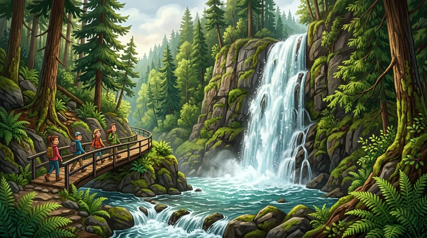 What Are Waterfalls Near Portland