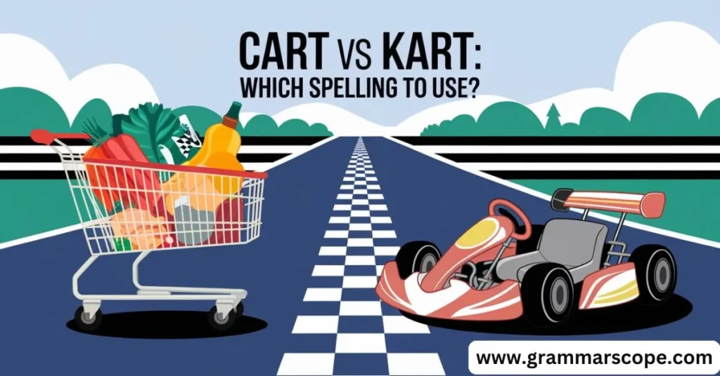 Cart vs Kart: Which Spelling to Use?