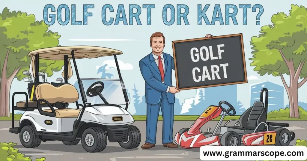 Golf Cart or Kart?