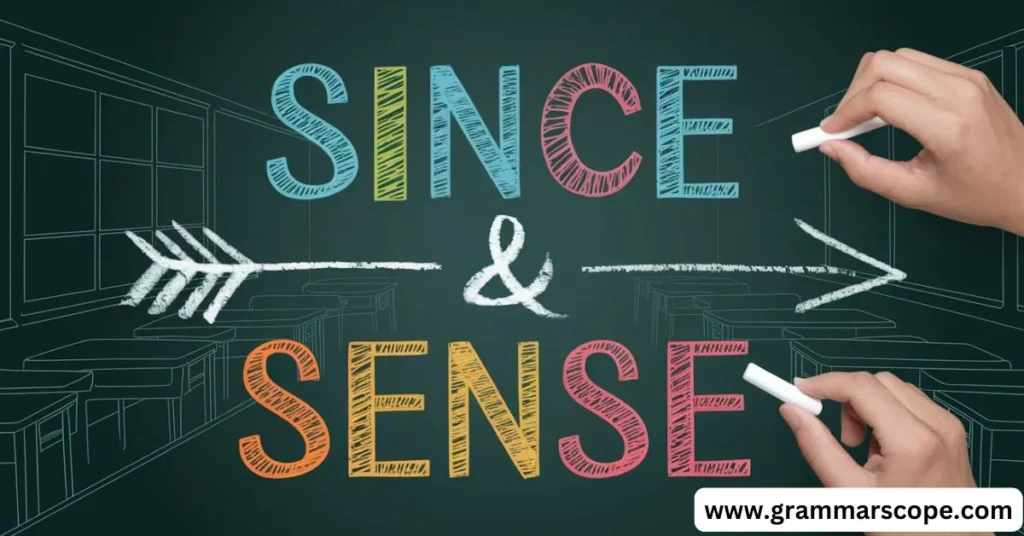 Defining “Since” and “Sense”