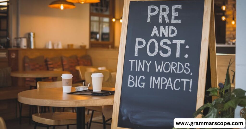 Pre and Post: Tiny Words, Big Impact!