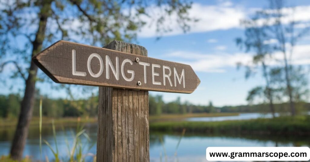 “Long Term” as a Noun Phrase