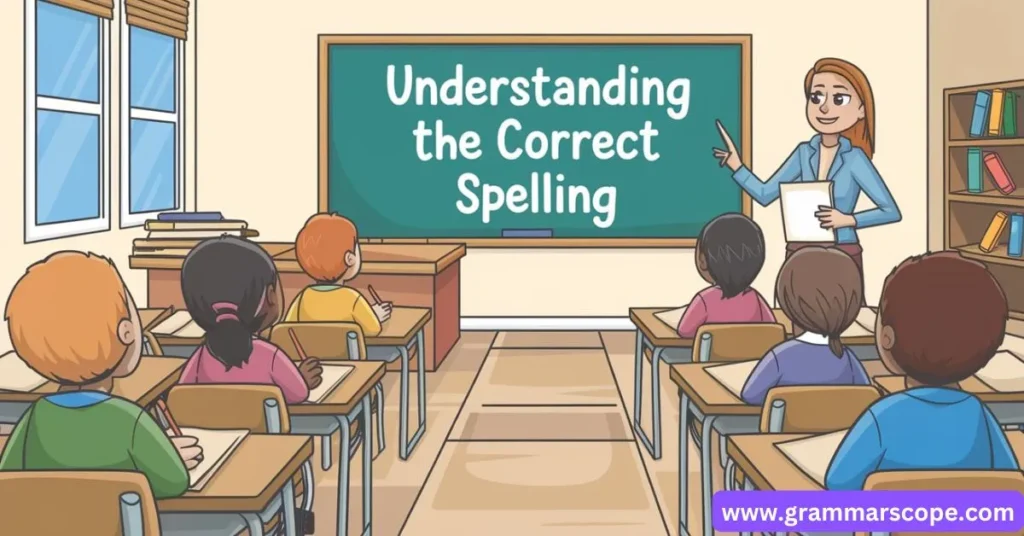 Understanding the Correct Spelling