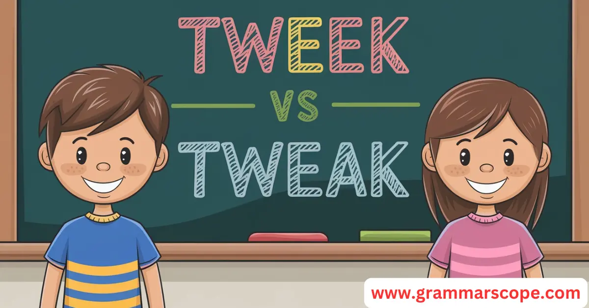 Tweek vs Tweak