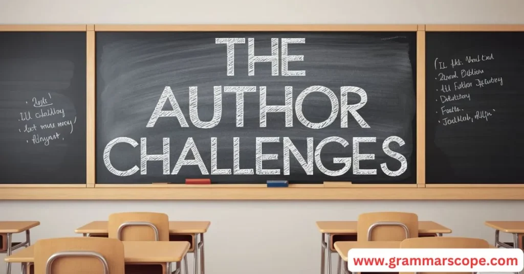 The Author Challenges