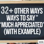 32+ Other Ways to Say "Much Appreciated" (With Example)