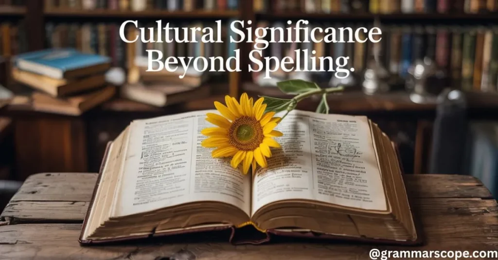 Cultural Significance Beyond Spelling