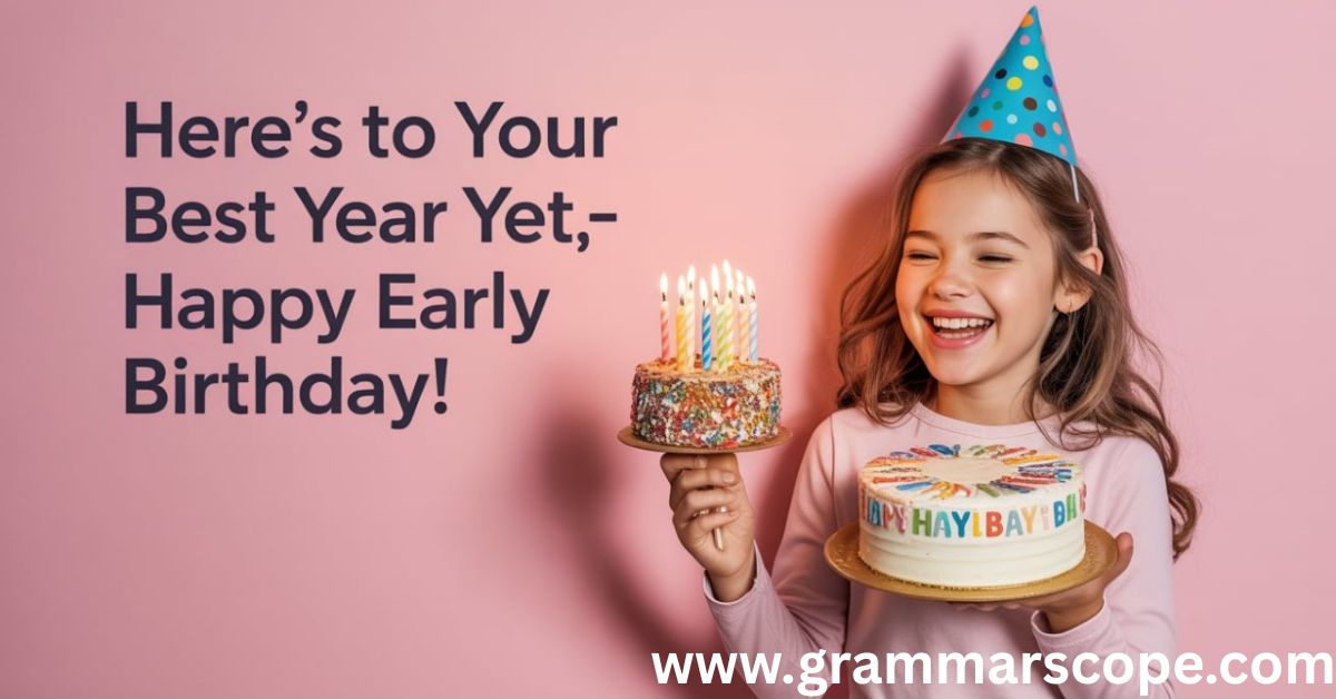 Here’s to Your Best Year Yet—Happy Early Birthday!