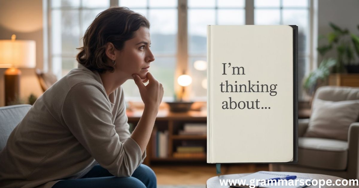 I’m Thinking About 