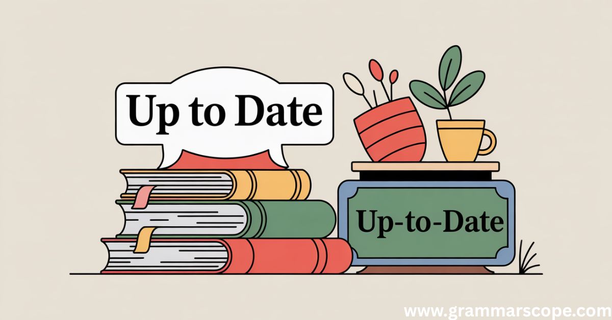 Origins of “Up to Date” and “Up-to-Date”