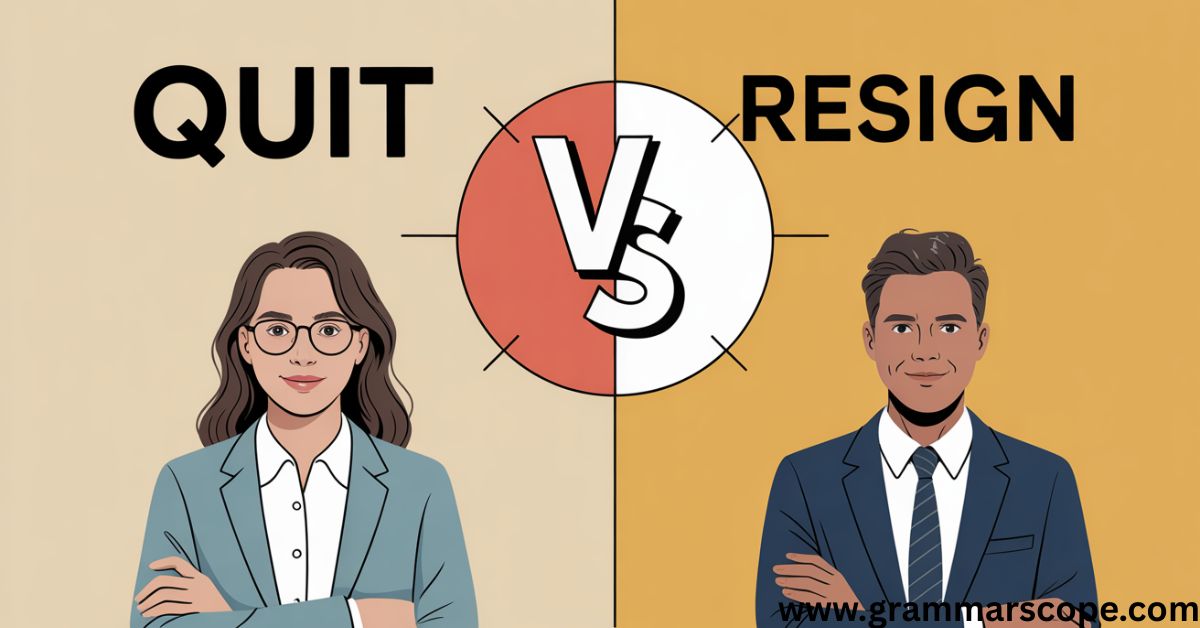 Quit vs Resign: Clear Up the Confusion Once and For All