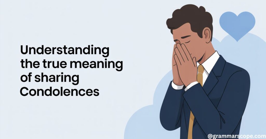 Understanding the True Meaning of Sharing Condolences