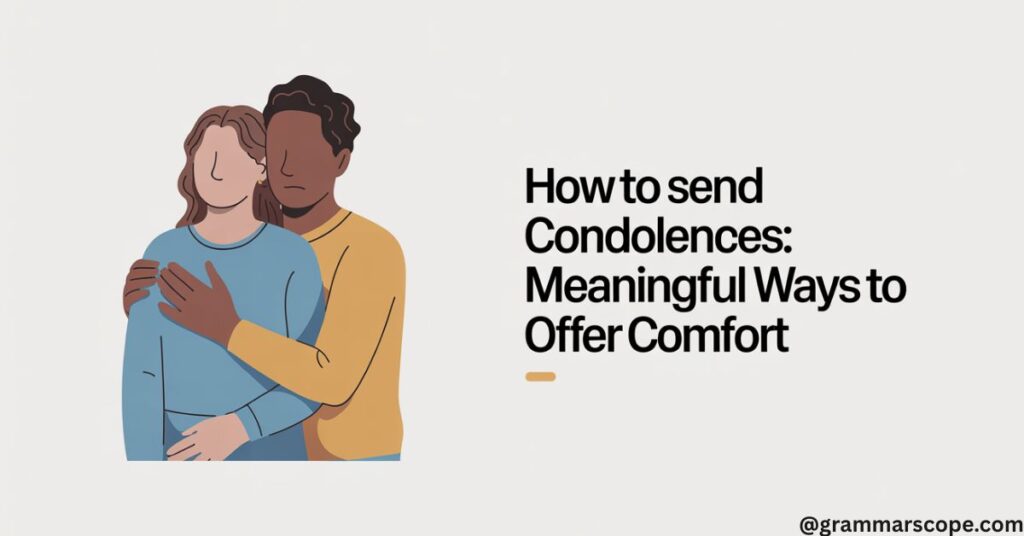 How to Send Condolences: Meaningful Ways to Offer Comfort