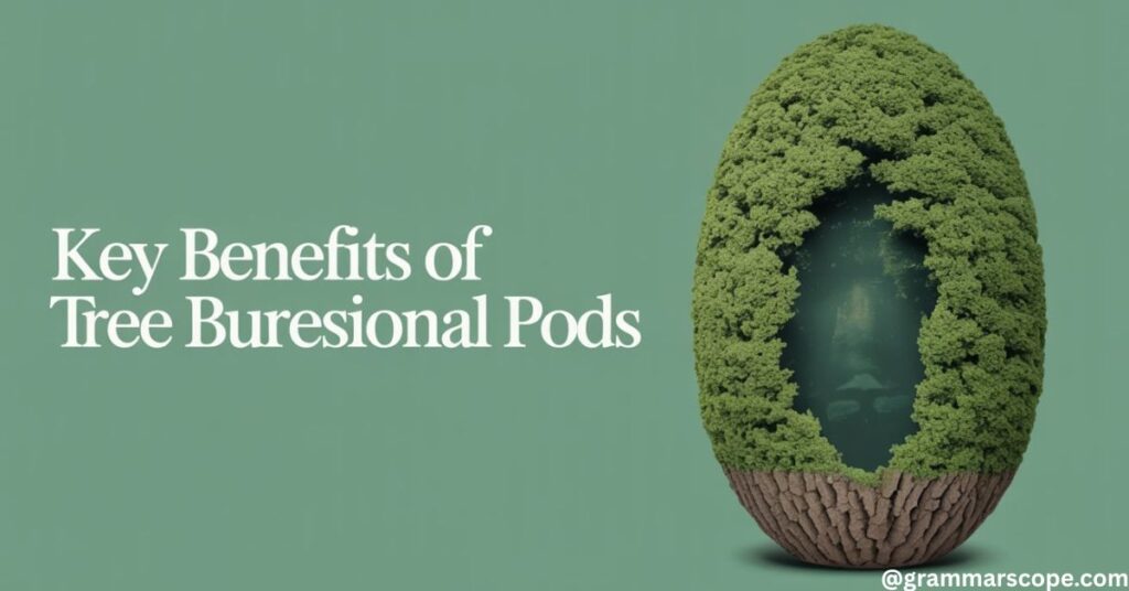 Key Benefits of Tree Burial Pods