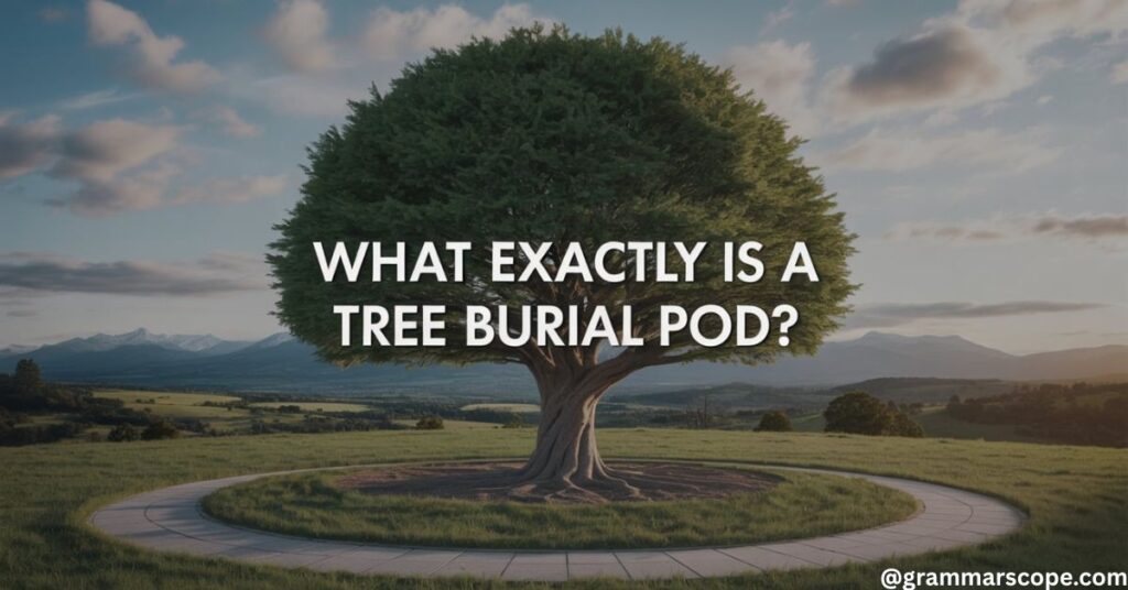 What Exactly Is a Tree Burial Pod?