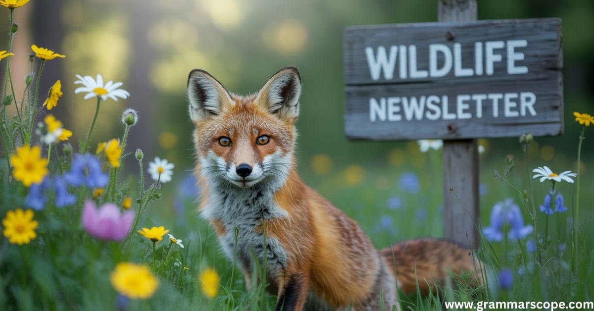 Scenario Example: Wildlife Newsletter