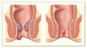 fissure or hemorrhoids