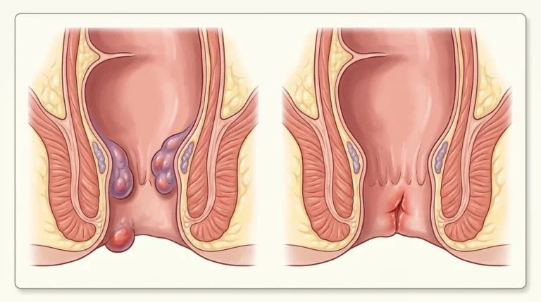 fissure or hemorrhoids