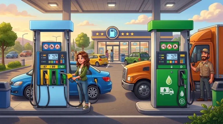 gasoline or diesel
