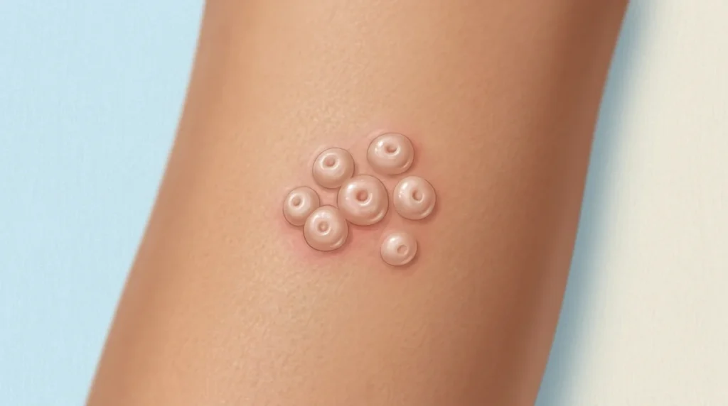 molluscum or wart