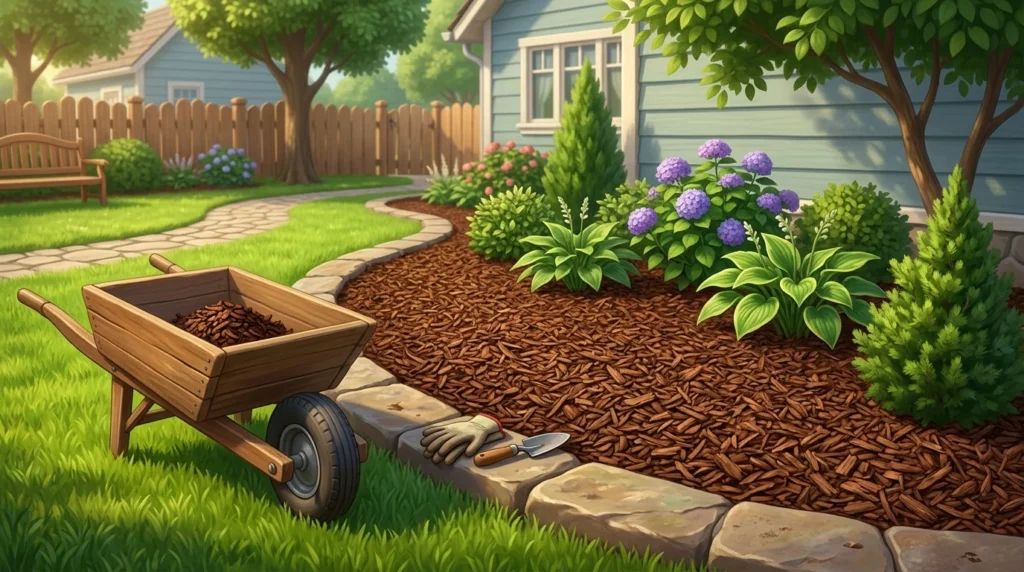 mulch or bark