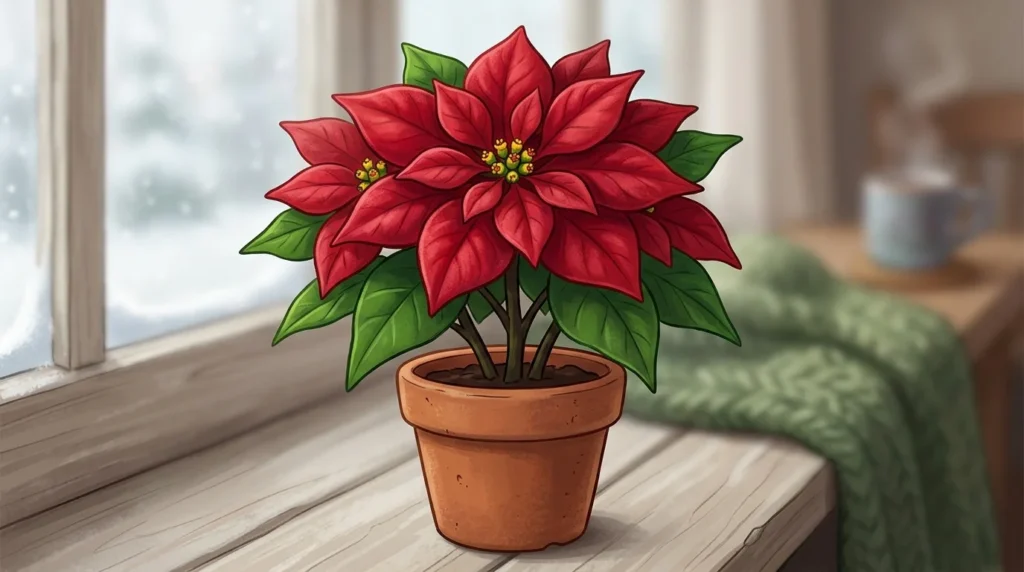 poinsettia or poinsetta