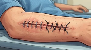 staples or stitches