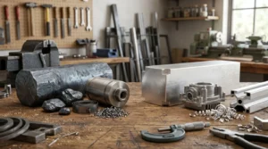 titanium or aluminum